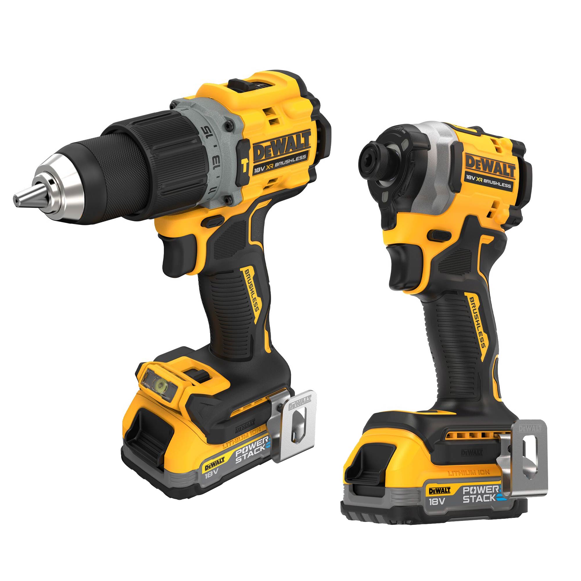 DeWalt DEWALT DCK2050E2T 18v DCD805/DCF850 Twin Pack with 2 x ...