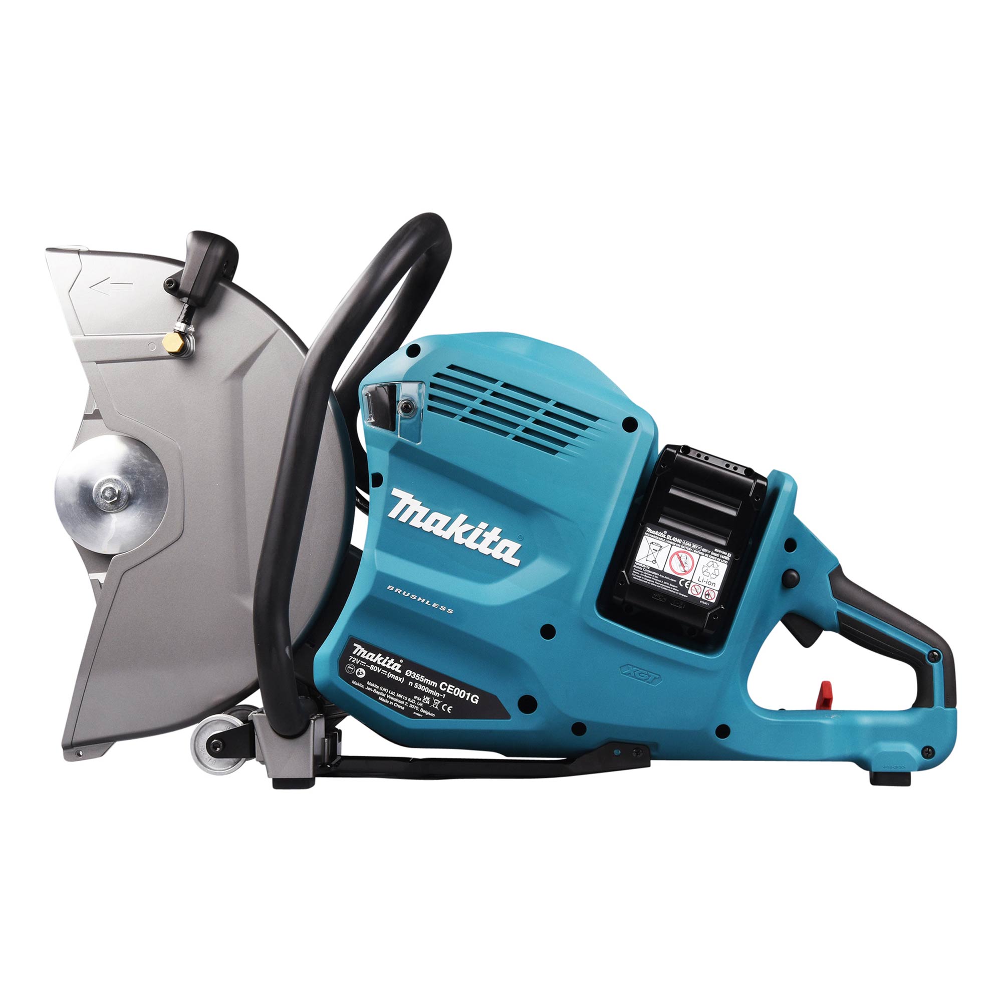 Makita MAKITA CE001GT201 Twin 40v Brushless Power Cutter with 2x5ah ...