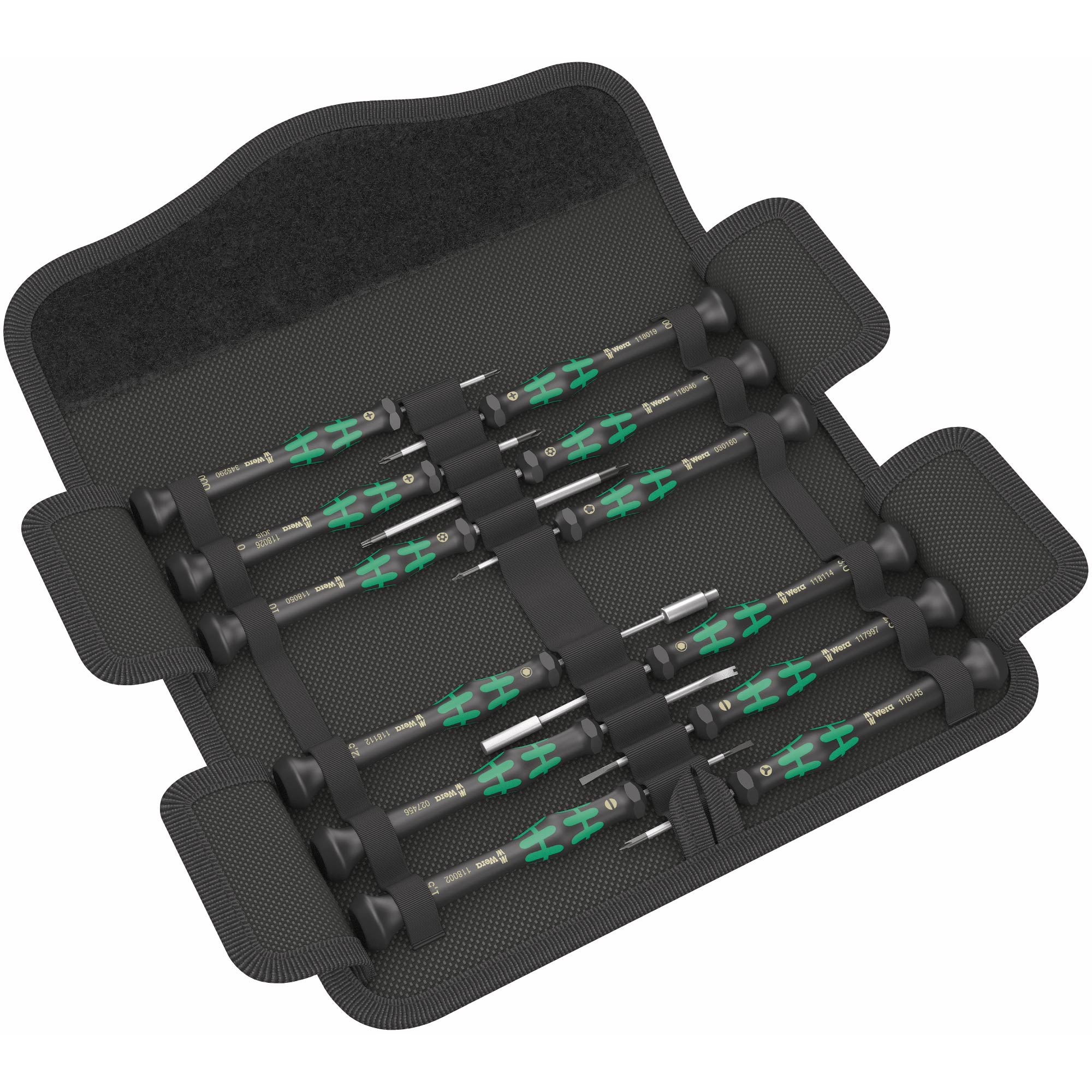 WERA Kraftform 12pc Micro Electronics Screwdriver Set - ToolStore UK