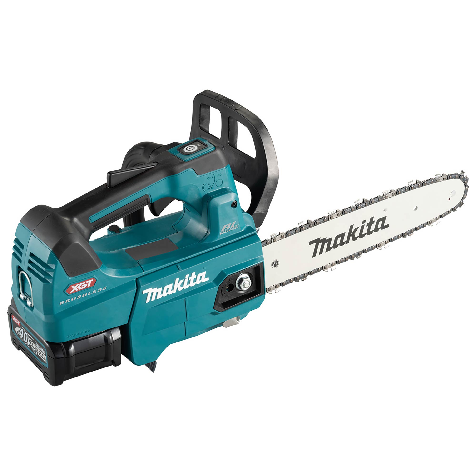 Makita 40v Brushless Top Handle Chainsaw 2x2.5ah Batteries