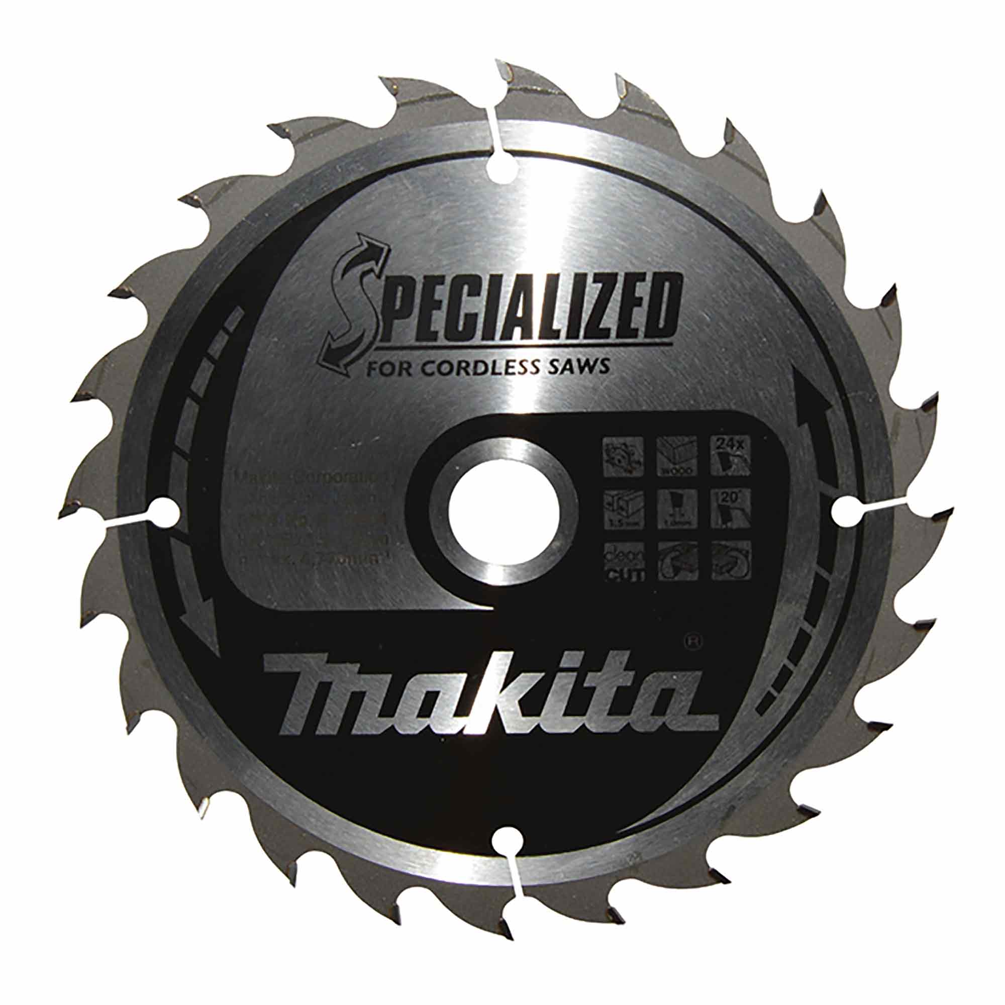 MAKITA B-32904 165x20mm 24T Saw Blade (cordless) - ToolStore UK