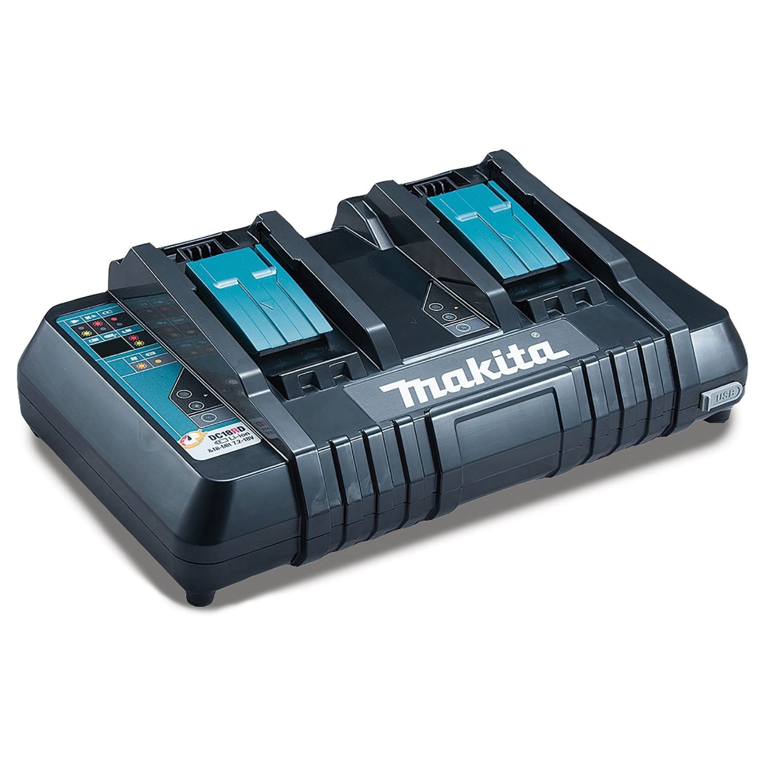 Makita MAKITA DC18RD 14.4v - 18v Dual Port Charger 110v - ToolStore UK