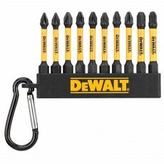 DEWALT DT7276 10 piece Pozi Bits Keyring DEWALT DT7276 10 piece Pozi Bits Keyring