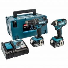MAKITA DLX2131TJ 18v DHP482/DTD152 Twin Pack with 2x5ah batteries MAKITA DLX2131TJ 18v DHP482/DTD152 Twin Pack with 2x5ah batteries