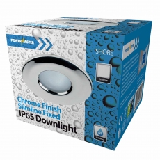 POWERMASTER S7687 Indoor Chrome Fixed Downlight IP65 POWERMASTER S7687 Indoor Chrome Fixed Downlight IP65