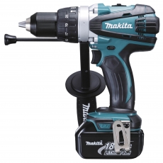 MAKITA DHP458RTJ 18v Combi Drill with 2x5ah Batteries MAKITA DHP458RTJ 18v Combi Drill with 2x5ah Batteries