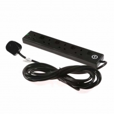 DETA S4WI2C 4 Socket 2m Surge Protection Extension Lead c/w Neon Indicator DETA S4WI2C 4 Socket 2m Surge Protection Extension Lead c/w Neon Indicator