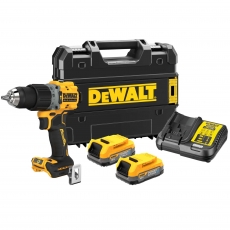 DEWALT DCD805E2T 18v Brushless Combi Drill with 2 x Powerstack Batteries DEWALT DCD805E2T 18v Brushless Combi Drill with 2 x Powerstack Batteries