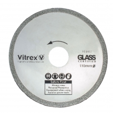 VITREX 103417 Diamond Blade - 110mm Glass VITREX 103417 Diamond Blade - 110mm Glass