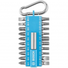 BOSCH 2607012001 21 piece Screwdriver Bit Set +Snaphook BOSCH 2607012001 21 piece Screwdriver Bit Set +Snaphook
