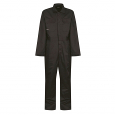 REGATTA TRJ512L Pro Stud Coverall - Black REGATTA TRJ512L Pro Stud Coverall - Black