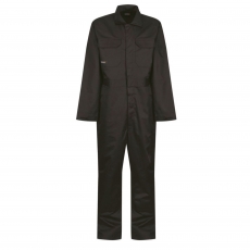 REGATTA TRJ513R Pro Zip Coverall - Black REGATTA TRJ513R Pro Zip Coverall - Black