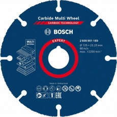 BOSCH 2608901189 125mm x22.23mm Carbide Multi Wheel BOSCH 2608901189 125mm x22.23mm Carbide Multi Wheel