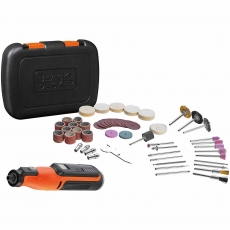 BLACK AND DECKER BCRT8IK-XJ 7.2v Rotary Tool + 52 Accessories BLACK AND DECKER BCRT8IK-XJ 7.2v Rotary Tool + 52 Accessories