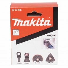 MAKITA B-67496 Multi Tool Starlock Tile Set MAKITA B-67496 Multi Tool Starlock Tile Set