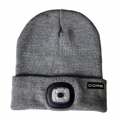 CORE LIGHTING CLB50-G Rechargeable Lighted Beanie Hat -Grey CORE LIGHTING CLB50-G Rechargeable Lighted Beanie Hat -Grey