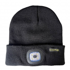 CORE LIGHTING CLB50-B Rechargeable Lighted Beanie Hat -Black CORE LIGHTING CLB50-B Rechargeable Lighted Beanie Hat -Black