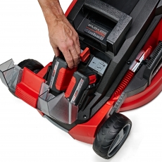 EINHELL GE-CM43LiMKit PXC 36v Brushless 43cm Mower with 2x4Ah Batteries EINHELL GE-CM43LiMKit PXC 36v Brushless 43cm Mower with 2x4Ah Batteries