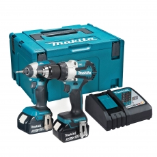 MAKITA DLX2507TJ 18v Brushless Combi/Impact Driver Twin Pack with 2x5ah Batteries MAKITA DLX2507TJ 18v Brushless Combi/Impact Driver Twin Pack with 2x5ah Batteries