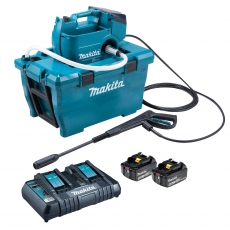 MAKITA DHW080PG2 Twin 18v Brushless Pressure Washer with 2x6ah Batteries MAKITA DHW080PG2 Twin 18v Brushless Pressure Washer with 2x6ah Batteries