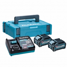 MAKITA 191K01-6 40v 4ah XGT Battery Twin Pack/Charger with Makpac Case
