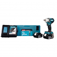 MAKITA DTW300RTJ 18v Brushless 1/2" Impact Wrench with 2x5ah Batteries MAKITA DTW300RTJ 18v Brushless 1/2" Impact Wrench with 2x5ah Batteries