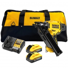 DEWALT DCN930H2 18v Brushless 1st Fix Nailer with 2x5Ah Powerstack Batteries DEWALT DCN930H2 18v Brushless 1st Fix Nailer with 2x5Ah Powerstack Batteries