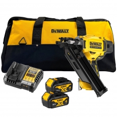 DEWALT DCN930M2 18v Brushless 1st Fix Nailer with 2x4Ah Batteries DEWALT DCN930M2 18v Brushless 1st Fix Nailer with 2x4Ah Batteries