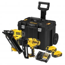 DEWALT DCK246P2T 18v Brushless Nailer Twin Pack with 2x5ah Batteries DEWALT DCK246P2T 18v Brushless Nailer Twin Pack with 2x5ah Batteries