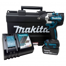 MAKITA DTW700RT 18v Brushless 1/2" Impact Wrench with 1x5ah Battery MAKITA DTW700RT 18v Brushless 1/2" Impact Wrench with 1x5ah Battery