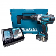 MAKITA DHP458RTJ1 18v Combi Drill with 1x5ah Battery