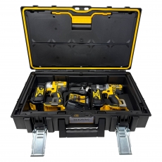 DEWALT DCK266M2 18v Brushless Combi Drill and Impact Driver Kit with 2x4Ah Batteries DEWALT DCK266M2 18v Brushless Combi Drill and Impact Driver Kit with 2x4Ah Batteries