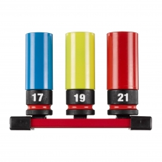 MILWAUKEE 4932493370 3 Piece Hex 1/2" Automotive Socket Set II MILWAUKEE 4932493370 3 Piece Hex 1/2" Automotive Socket Set II