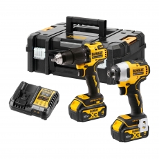 DEWALT DCK2062M2T 18v DCD709/DCF809 Twin Pack with 2x4ah Batteries DEWALT DCK2062M2T 18v DCD709/DCF809 Twin Pack with 2x4ah Batteries
