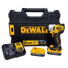 DEWALT DCF840E2T 18v Compact Impact Driver with 2x Powerstack Batteries DEWALT DCF840E2T 18v Compact Impact Driver with 2x Powerstack Batteries