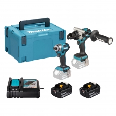 MAKITA DLX2549TJ 18v DHP492/DTD173 Twin Pack with 2x5ah Batteries MAKITA DLX2549TJ 18v DHP492/DTD173 Twin Pack with 2x5ah Batteries