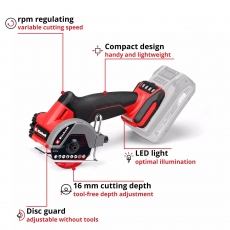 EINHELL TP-CO 18/76-C Li BL - Solo 18v Cordless Cut-Off Grinder BODY ONLY EINHELL TP-CO 18/76-C Li BL - Solo 18v Cordless Cut-Off Grinder BODY ONLY