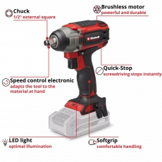 EINHELL IMPAXXO 18/230 18v Impact Wrench BODY ONLY EINHELL IMPAXXO 18/230 18v Impact Wrench BODY ONLY