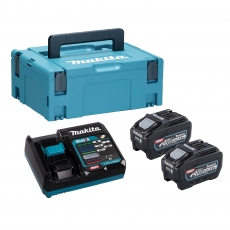MAKITA 191V42 2x BL4050F 5Ah Batteries / DC40RA 240v Charger Set MAKITA 191V42 2x BL4050F 5Ah Batteries / DC40RA 240v Charger Set
