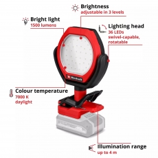 EINHELL GC-OL18/1500Li PXC 18v Leisure Light BODY ONLY EINHELL GC-OL18/1500Li PXC 18v Leisure Light BODY ONLY