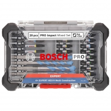 BOSCH 2608521U83 PRO 20pc Impact Screwdriver Bit & Multi Construction Drill Set BOSCH 2608521U83 PRO 20pc Impact Screwdriver Bit & Multi Construction Drill Set