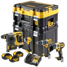 DEWALT DCK456M3T 18v 4 Piece Combo Kit with 3x4ah batteries and 2xTStak Cases DEWALT DCK456M3T 18v 4 Piece Combo Kit with 3x4ah batteries and 2xTStak Cases
