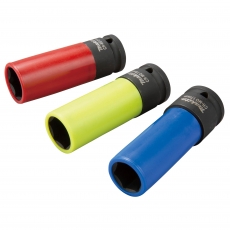 MAKITA E-12354 3pc Deep Wheel Nut Socket Set MAKITA E-12354 3pc Deep Wheel Nut Socket Set