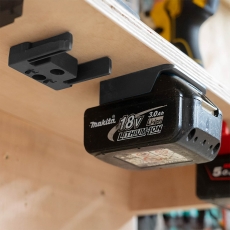 STEALTHMOUNTS BM-MK18-6 Makita 18v Battery Mounts - Black STEALTHMOUNTS BM-MK18-6 Makita 18v Battery Mounts - Black