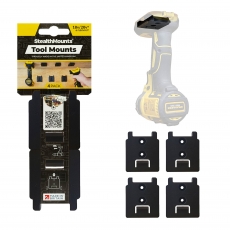 STEALTHMOUNTS TM-DW18-BLK-4 Dewalt XR Tool Mounts Black STEALTHMOUNTS TM-DW18-BLK-4 Dewalt XR Tool Mounts Black