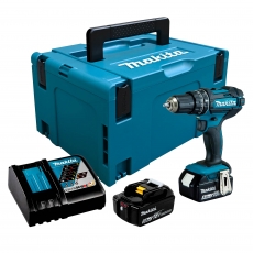 MAKITA DHP482RTJ 18v Combi Drill with 2x5ah Batteries MAKITA DHP482RTJ 18v Combi Drill with 2x5ah Batteries
