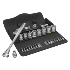 WERA 8100 SB 8 Zyklop Metal Ratchet Set with switch lever, 3/8" drive, metric WERA 8100 SB 8 Zyklop Metal Ratchet Set with switch lever, 3/8" drive, metric