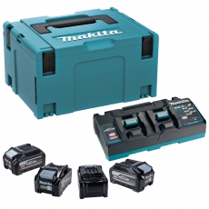 MAKITA 1911G5-7 XGT Power Source Kit with 4x BL4040F Batteries and DC40RB Charger 240v MAKITA 1911G5-7 XGT Power Source Kit with 4x BL4040F Batteries and DC40RB Charger 240v