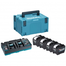 MAKITA 1910B1-4 XGT Power Source Kit 4x BL4080F Batteries and DC40RB Charger 240v MAKITA 1910B1-4 XGT Power Source Kit 4x BL4080F Batteries and DC40RB Charger 240v