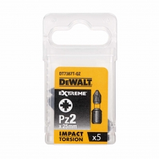 DEWALT DT7387TQZ PZ2 25mm IR Torsion Bit (5) DEWALT DT7387TQZ PZ2 25mm IR Torsion Bit (5)
